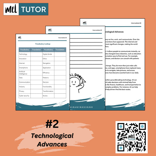 Technological Advances - Intermediate English Lesson